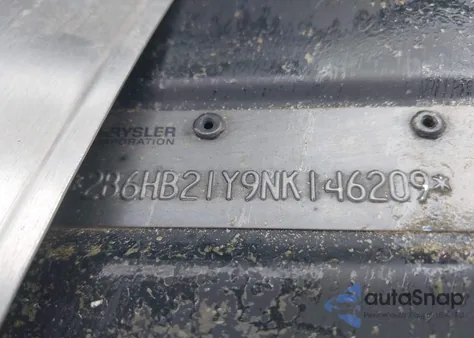 1992 Dodge Ram Van B250 z USA, uszkodzony, nr VIN 2B6HB21Y9NK146209